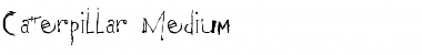 Caterpillar Medium Font Title Preview