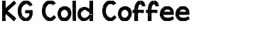 KG Cold Coffee Regular Font Title Preview