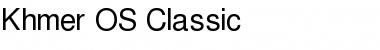 Khmer OS Classic Regular Font Title Preview