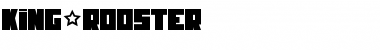 KING&ROOSTER Regular Font Title Preview