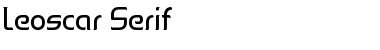 Leoscar Leoscar Serif Font Title Preview