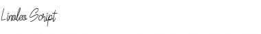 Linoleo Script Regular Font Title Preview