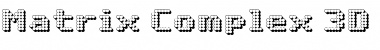 Matrix Complex 3D NC Regular Font Title Preview