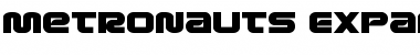Metronauts Expanded Expanded Font Title Preview