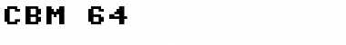 CBM-64 Normal Font Title Preview
