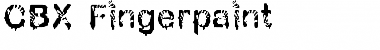 CBX-Fingerpaint Regular Font Title Preview