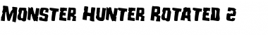 Monster Hunter Rotated 2 Regular Font Title Preview