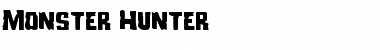 Monster Hunter Regular Font Title Preview