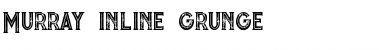 Murray inline grunge Regular Font Title Preview