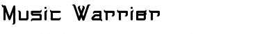 Music Warrior Regular Font Title Preview