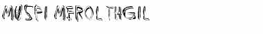 Muspi Merol Thgil Regular Font Title Preview