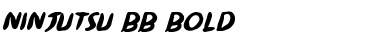Ninjutsu BB Bold Font Title Preview