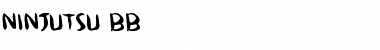 Ninjutsu BB Regular Font Title Preview