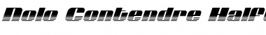 Nolo Contendre Halftone Italic Italic Font Title Preview