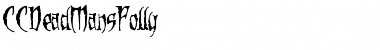 CCDeadMansFolly Regular Font Title Preview