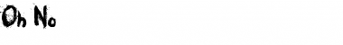 Oh No Regular Font Title Preview