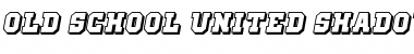 Old School United Shadow Italic Font Title Preview