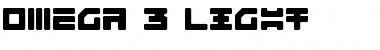 Omega-3 Light Light Font Title Preview