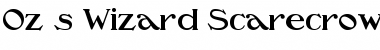 Oz'sWizard Scarecrow Font Title Preview