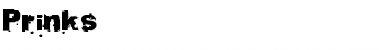 Prinks Regular Font Title Preview