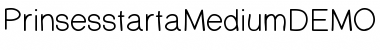 PrinsesstartaDEMO Medium Font Title Preview
