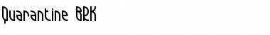 Quarantine BRK Normal Font Title Preview
