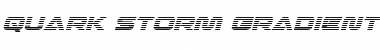 Quark Storm Gradient Italic Italic Font Title Preview