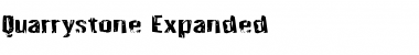 Quarrystone Expanded Expanded Font Title Preview
