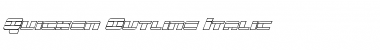 Quicken Outline Italic Italic Font Title Preview