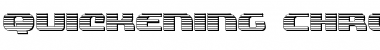 Quickening Chrome Regular Font Title Preview