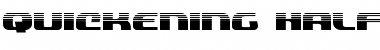 Quickening Half-Tone Regular Font Title Preview