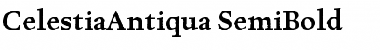 CelestiaAntiqua-SemiBold Semi Bold Font Title Preview
