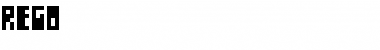 REGO Regular Font Title Preview