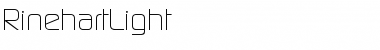 RinehartLight Normal Font Title Preview