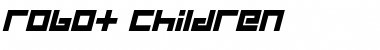 Robot Children Regular Font Title Preview