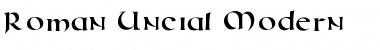 Roman Uncial Modern Medium Font Title Preview