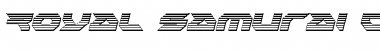 Royal Samurai Chrome Italic Italic Font Title Preview