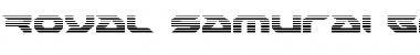Royal Samurai Gradient Regular Font Title Preview