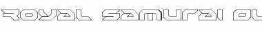 Royal Samurai Outline Outline Font Title Preview