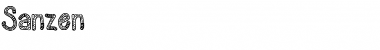 Sanzen Regular Font Title Preview