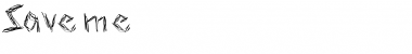 Save me Regular Font Title Preview