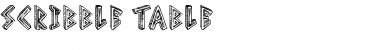 Scribble Table Regular Font Title Preview