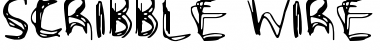 Scribble Wire Regular Font Title Preview