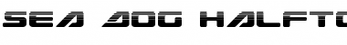 Sea-Dog Halftone Regular Font Title Preview