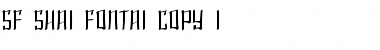 SF Shai Fontai Regular Font Title Preview