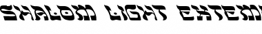 Shalom-Light Extreme Lefties Regular Font Title Preview