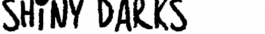 Shiny Darks Regular Font Title Preview