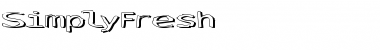 SimplyFresh Regular Font Title Preview