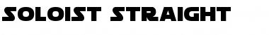 Soloist Straight Regular Font Title Preview