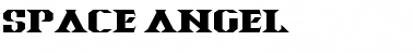 Space Angel Regular Font Title Preview